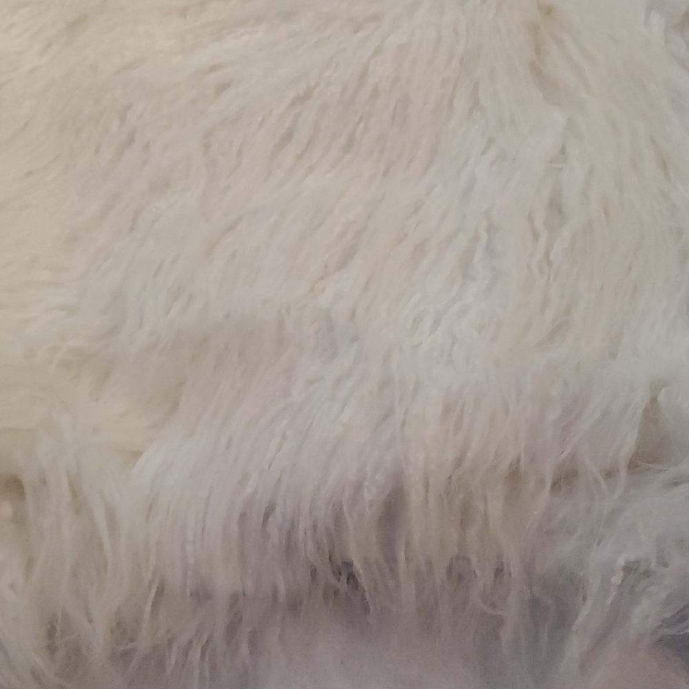 Monoreno Cream Furry Vest
